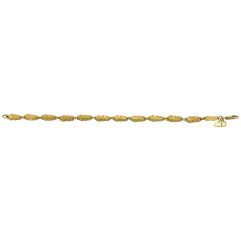 Vintage Leaf Bracelet Gold