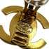 CC Logo Turnlock Clip-On Earrings Metal Gold-Tone Metal