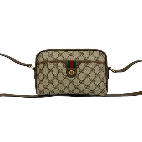 Vintage Web Crossbody Bag GG Coated Canvas Small