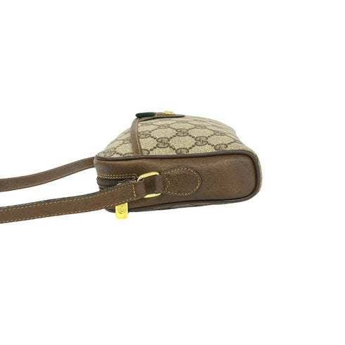 Vintage Web Crossbody Bag GG Coated Canvas Small