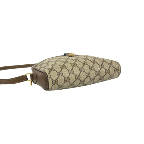 Vintage Web Crossbody Bag GG Coated Canvas Small