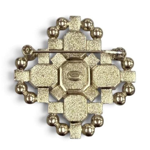 CC Logo Brooch Sterling Silver