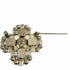 CC Logo Brooch Sterling Silver