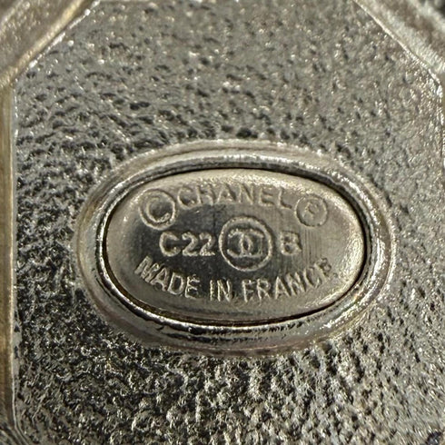 CC Logo Brooch Sterling Silver