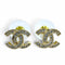 CC Logo Earrings Metal Gold-Tone Metal