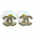 CC Logo Earrings Metal Gold-Tone Metal