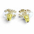 CC Logo Earrings Metal Gold-Tone Metal