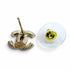 CC Logo Earrings Metal Gold-Tone Metal