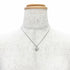 CC Logo Pendant Necklace Sterling Silver