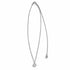 CC Logo Pendant Necklace Sterling Silver