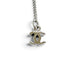 CC Logo Pendant Necklace Sterling Silver