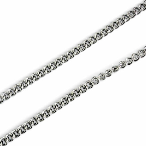 CC Logo Pendant Necklace Sterling Silver