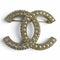 CC Logo Brooch Metal