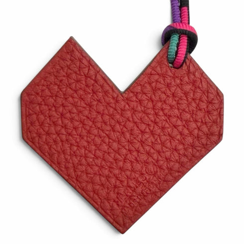 Petit H Charm Navy and Red Leather Handbag Charm