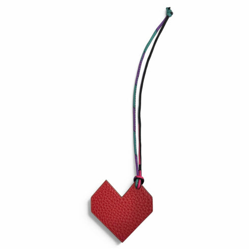Petit H Charm Navy and Red Leather Handbag Charm