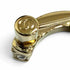 CC Logo Brooch Gold-Tone Metal