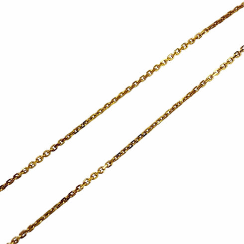 Pendant Necklace Gold with Eco Pearl and Rhinestone