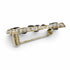CC Logo Brooch Gold-Tone Metal