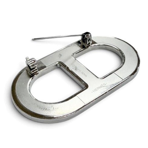 Brooch Leather and Silver