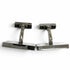 Wood and Silver Cufflinks Bracelet