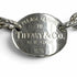 Oval Tag Choker Necklace Sterling Silver
