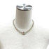 Oval Tag Choker Necklace Sterling Silver