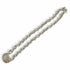 Oval Tag Choker Necklace Sterling Silver