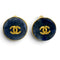 CC Logo Clip-On Earrings Gold-Tone Metal Gold-Tone Metal