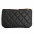 O Case Clutch Quilted Caviar Mini