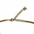 CC Logo Chain Heart Pendant Necklace Gold-Tone Metal