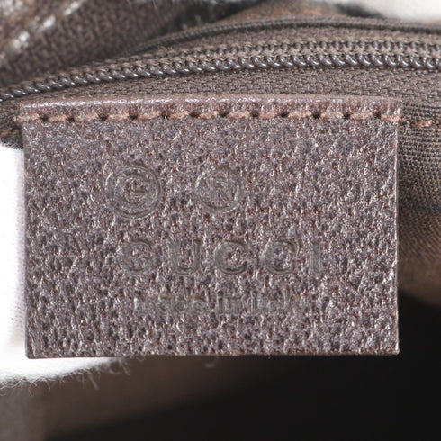 Flat Messenger Bag GG Coated Canvas Small