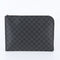 Zip Around Pochette Jour Damier Graphite GM