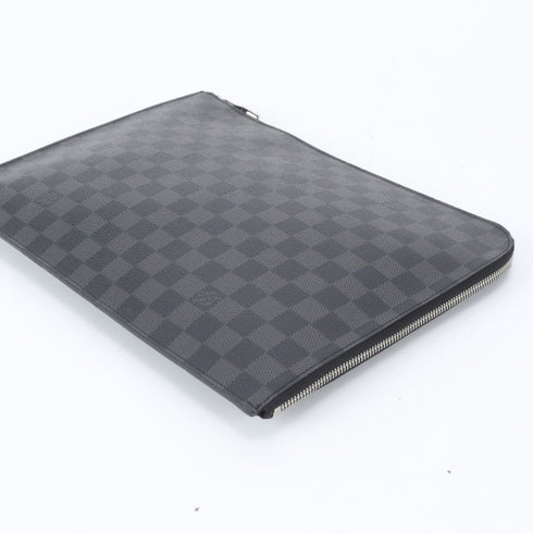 Zip Around Pochette Jour Damier Graphite GM