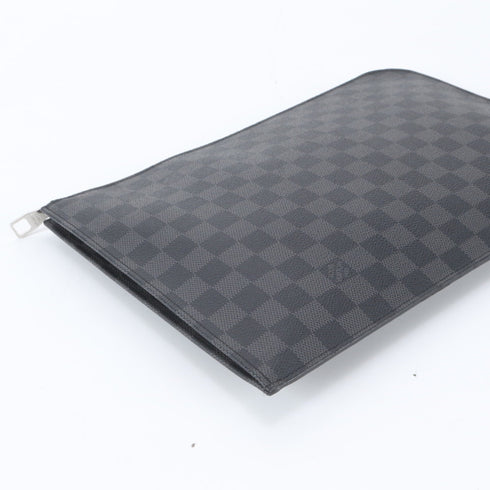 Zip Around Pochette Jour Damier Graphite GM