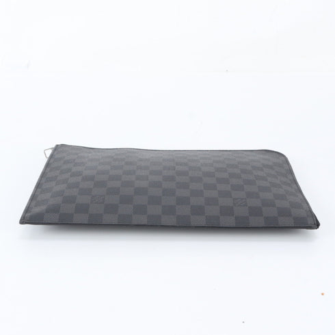 Zip Around Pochette Jour Damier Graphite GM