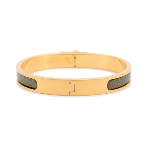 Clic Bracelet Enamel and Gold Mini