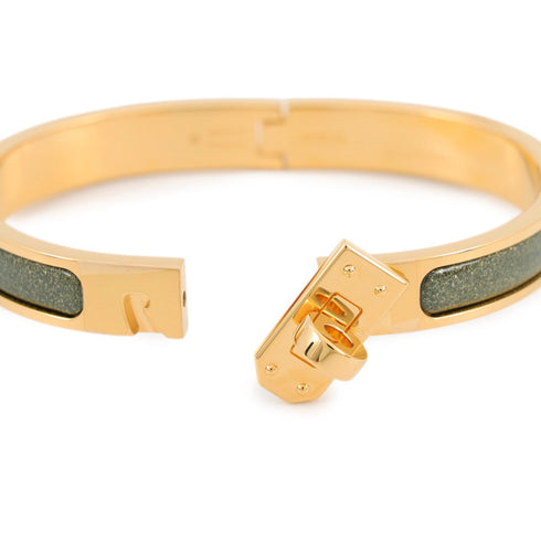Clic Bracelet Enamel and Gold Mini