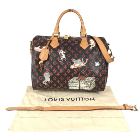 Speedy Bandouliere Bag Limited Edition Grace Coddington Catogram Canvas 30