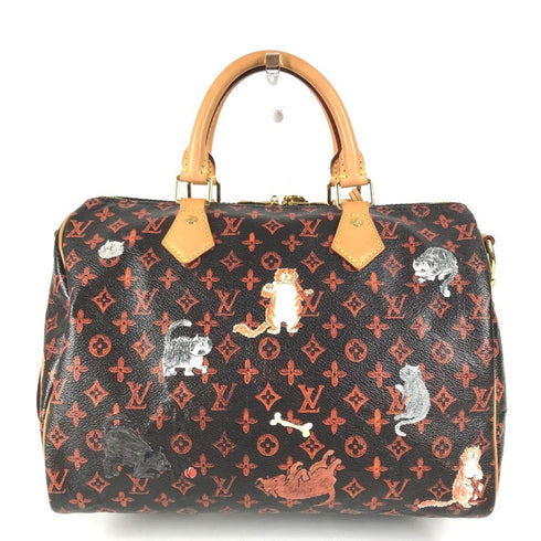 Speedy Bandouliere Bag Limited Edition Grace Coddington Catogram Canvas 30