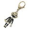 Charm Lion Camellia Metal Black and Gold Handbag Charm