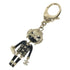 Charm Lion Camellia Metal Black and Gold Handbag Charm