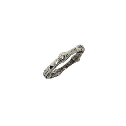 Vintage Bamboo Ring Sterling Silver