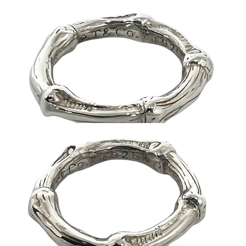 Vintage Bamboo Ring Sterling Silver