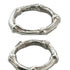 Vintage Bamboo Ring Sterling Silver