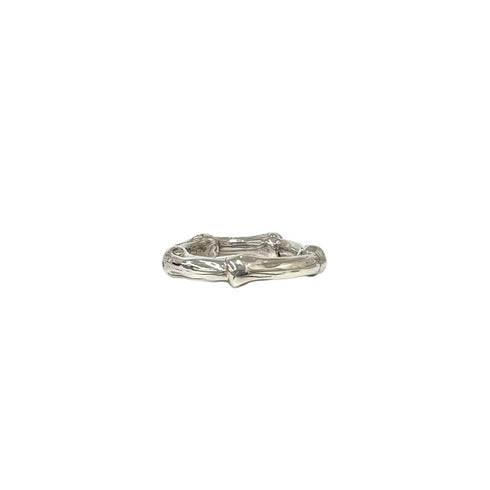 Vintage Bamboo Ring Sterling Silver