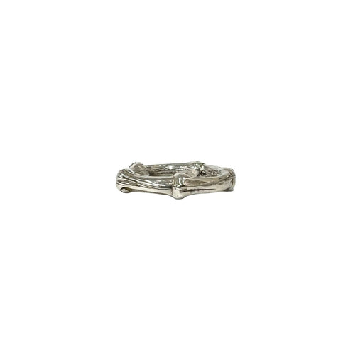 Vintage Bamboo Ring Sterling Silver