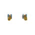 Pop H Earrings Gold-Tone Metal Gold-Tone Metal
