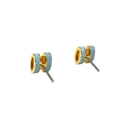 Pop H Earrings Gold-Tone Metal Gold-Tone Metal