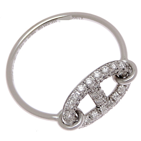 Ring 18K White Gold with Diamond Mini