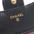 CC Compact Classic Flap Wallet Quilted Caviar